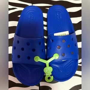 Crocs Kids' Classic Clog Slide - Blue Bolt